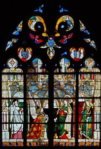 La Anunciación, de la Capilla de Jacques Coeur de French School