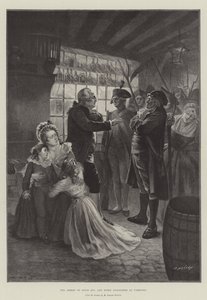 El Arresto de Luis XVI y María Antonieta en Varennes de French School