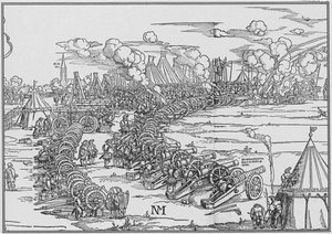 El Parque de Artillería de Carlos Quinto, 1530 de French School