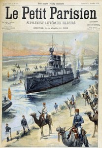 El escuadrón báltico cruza el Canal de Suez - en “Le Petit Parisien” del 11/12/1904 de French School