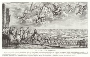 La Batalla de Fontenoy, Guerra de Sucesión Austriaca, 1745