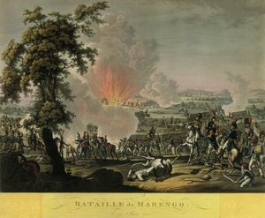 La Batalla de Marengo, 14 de junio de 1800 de French School
