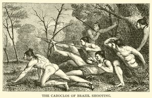 Los Caboclos de Brasil disparando de French School