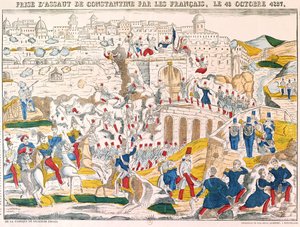La captura de Constantina por los franceses el 13 de octubre de 1837