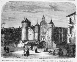 El Chatelet en el siglo XVIII de French School