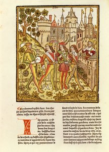 La Ciudad de Dios y la Ciudad de Este Siglo, de La Ciudad de Dios, 1486-87 de French School