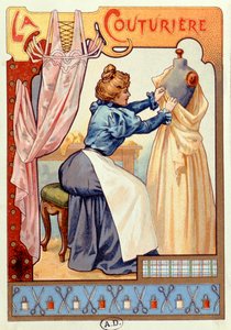 El modisto, 1899 de French School