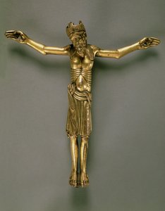 El Cristo Crucificado, francés, segunda mitad del siglo XII de French School