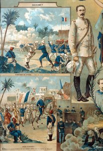 La Campaña de Dahomey de 1892 de French School