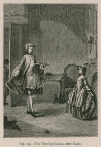 La lección de baile, después de Cazot de French School