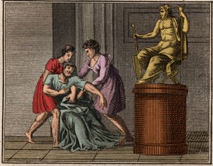 La muerte de Demóstenes, 384-322 a.C. de French School