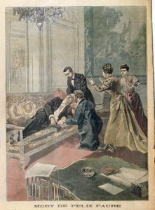 La muerte de Félix Faure (1841-99) de Le Petit Journal, 26 de febrero de 1899 de French School