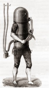 La máquina de buceo de Karl Heinrich Klingert de French School