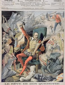 El Sueño de Don Quijote, ilustración de portada de Le Petit Journal, 21 de mayo de 1905