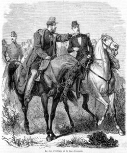 El Duque de Orleans y el Duque de Aumale en Argelia - en “La Francia Popular” de Henri Martin