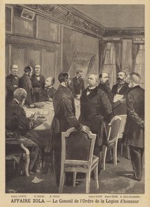 El caso de difamación de Emile Zola - El Consejo de la Orden de la Legión de Honor de French School