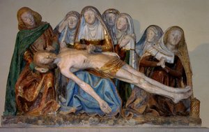 El Entierro, 1490 (detalle) de French School