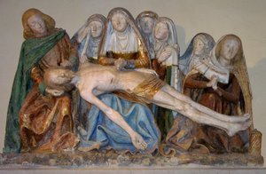 El Entierro, 1490 (detalle) de French School