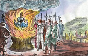 La ejecución de mujeres valdenses durante la Pascua de Piamonte de 1655
