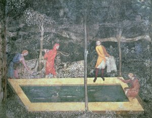 El Estanque de los Peces, de la Sala del Ciervo, 1343