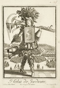 El Traje del Jardinero, ilustración del Diccionario de Ciencias por Denis Diderot (1713-84) publicado c.1770 de French School