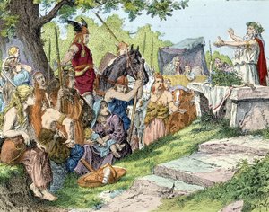 Los galos antes de la conquista romana. Anónimo de French School
