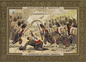 Los Granaderos de la Guardia en la Batalla de Magenta, 1859