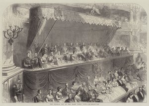 La Caja Imperial en la Gran Ópera, París de French School