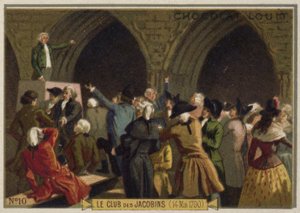 El Club de los Jacobinos, Revolución Francesa, 14 de mayo de 1790 de French School