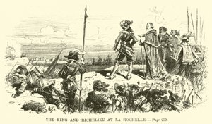 El Rey y Richelieu en La Rochelle de French School