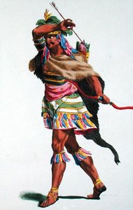El Rey de Angola, grabado por Pierre Duflos (1742-1816) de French School