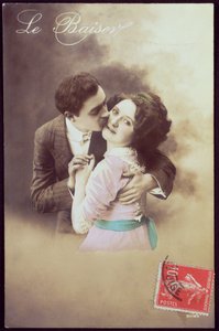 El beso, 1910-20 de French School