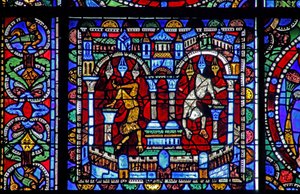 La vida de Cristo: La caída de los ídolos de French School