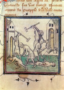Los Mallotins durante la Revuelta de 1382, siglos XIV-XV de French School