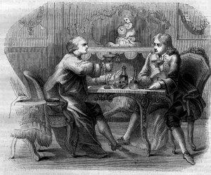 El Marqués de Nointel ofreciendo un almuerzo al bandido Cartouche (Louis Dominique Cartouche) de French School