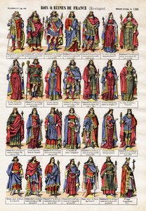 Las Reinas y Reyes Merovingios. de French School