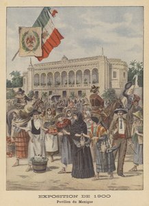 El Pabellón de México en la Exposición Universal de 1900 en París de French School
