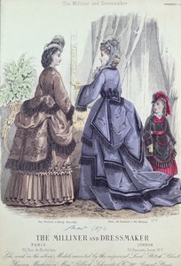 La modista y la costurera, 1888 de French School