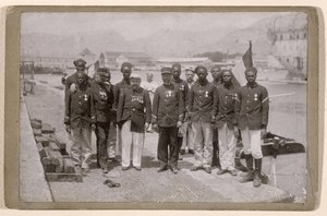 La misión Marchand, que salió de Loango, en el Congo, y llegó a Fachoda, Sudán, 1897-98 de French School