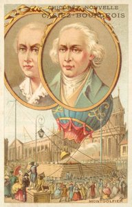 Los hermanos Montgolfier de French School