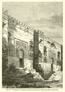La Mezquita de Córdoba (grabado) de French School