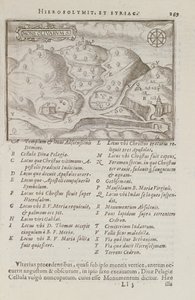 El Monte de los Olivos, Jerusalén, del Itinerarium Hierosolymitanum, por J. Cotovico, 1619 de French School