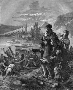 Los marineros de Munden destruyeron el "barco de vapor" de Denis Papin (1647-1712), físico e inventor francés de French School