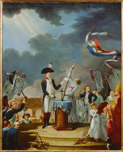 El juramento del general Lafayette en la celebración de la ...