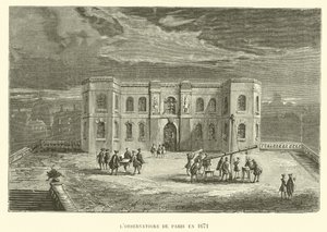 El Observatorio de París en 1671 (grabado) de French School