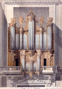 El órgano de Saint-Eustache, 1801 de French School