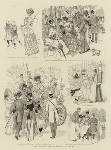 La temporada de París (litografía) de French School