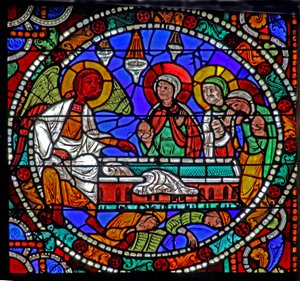 La ventana de la Pasión: Resurrección - Las mujeres santas en la tumba