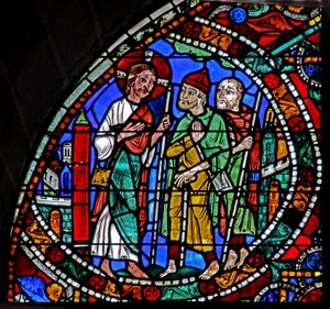 La ventana de la Pasión: Ciclo de Resurrección - Camino a Emaús de French School