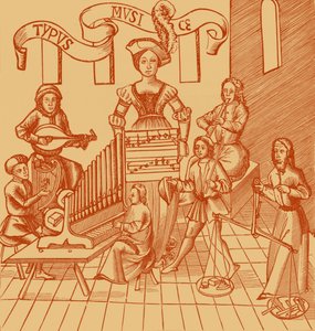 La personificación de la música de French School
